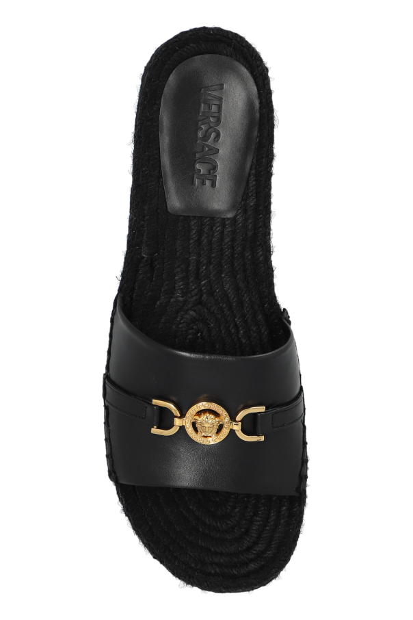 VERSACE｜SLIPPERS (Logo Shelly Slide (78VA3SQ1 71352 S13 Logo Shelly Sliders | VERSACE
